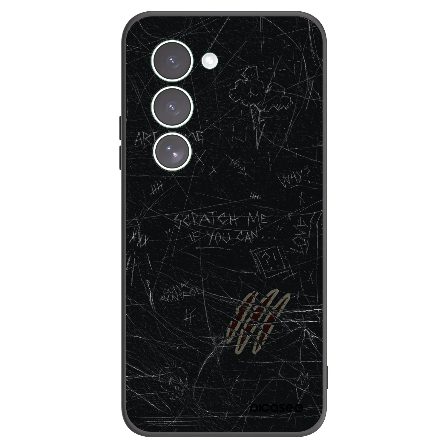 Picasee Xiaomi Redmi 15 5G Hülle - Schwarzes Silikon - SCRATCH