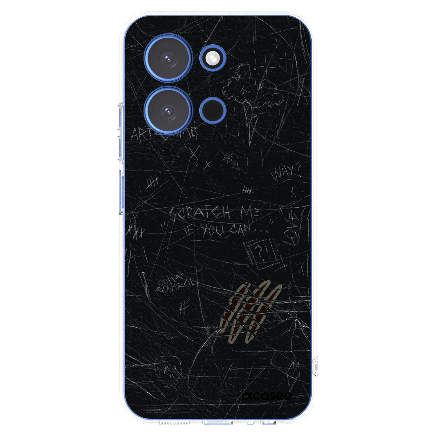 Picasee Xiaomi Redmi 15C 4G Hülle - Transparentes Silikon - SCRATCH