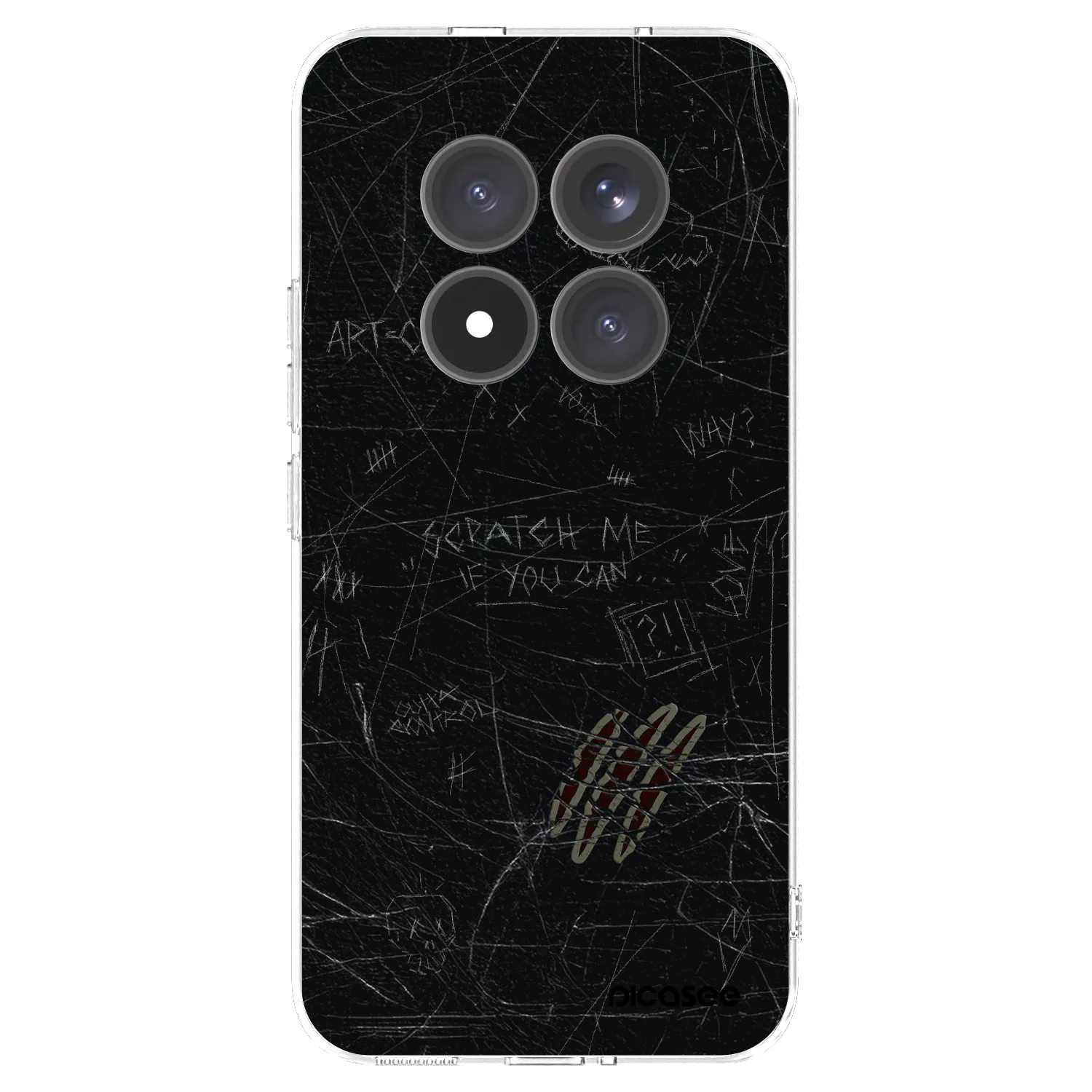 Picasee Xiaomi Redmi Note 15 Pro+ Hülle - Transparentes Silikon - SCRATCH