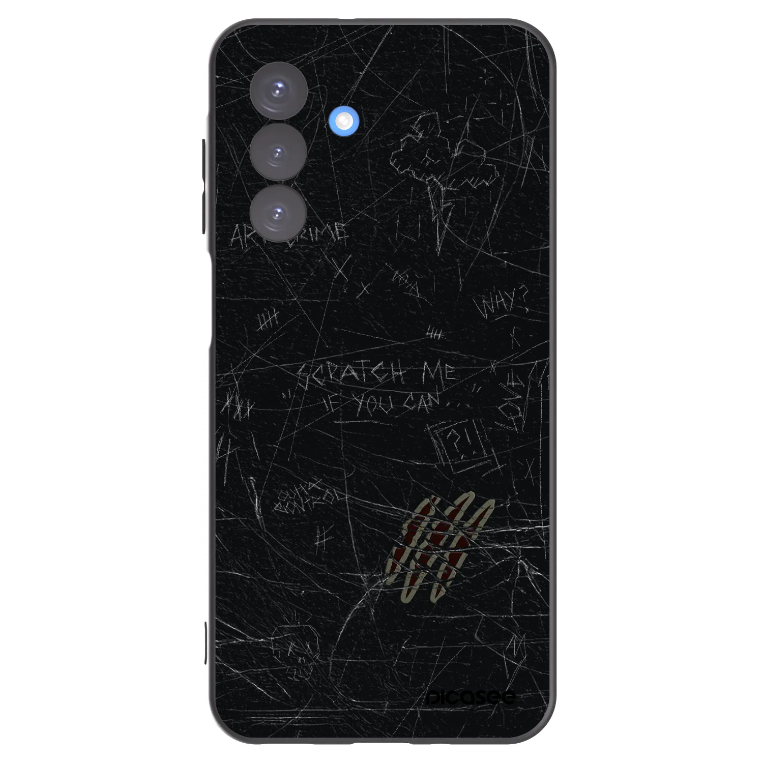 Picasee Samsung Galaxy A17 5G Hülle - Schwarzes Silikon - SCRATCH