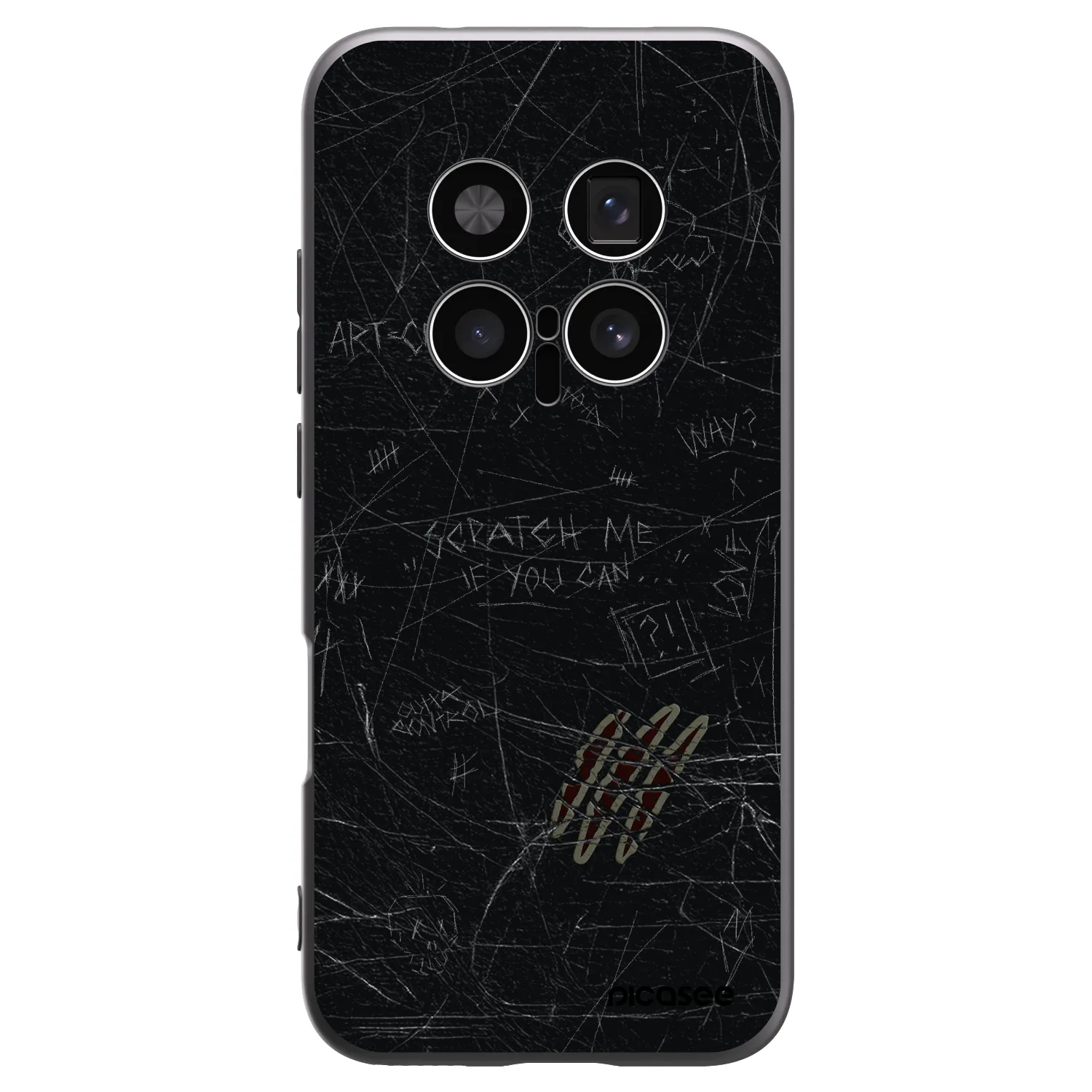 Picasee Honor Magic8 Pro 5G Hülle - Schwarzes Silikon - SCRATCH