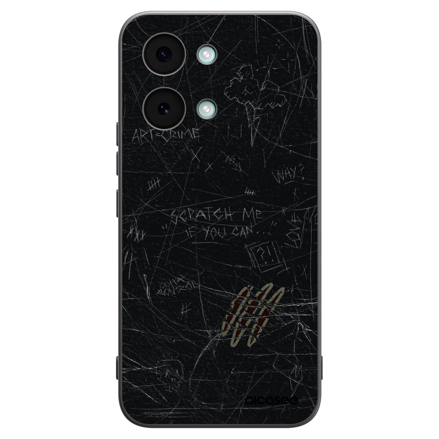 Picasee Xiaomi Poco X8 Pro Max Hülle - Schwarzes Silikon - SCRATCH