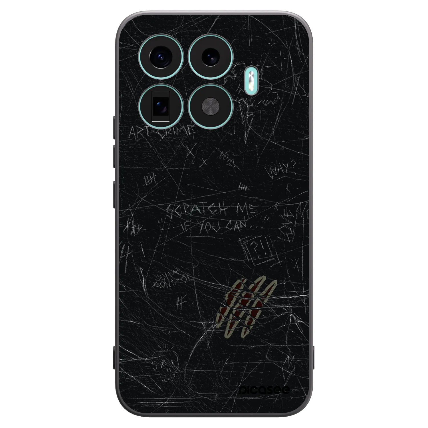 Picasee Xiaomi 17T Pro Hülle - Schwarzes Silikon - SCRATCH