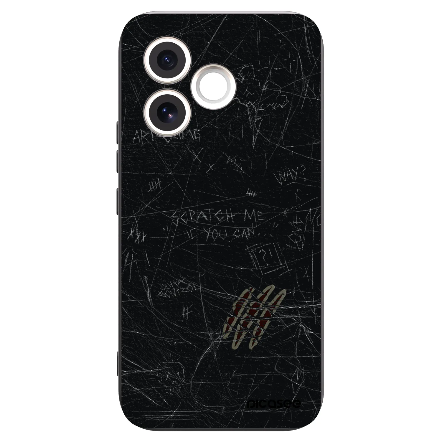 Picasee Honor 600 Lite Hülle - Schwarzes Silikon - SCRATCH