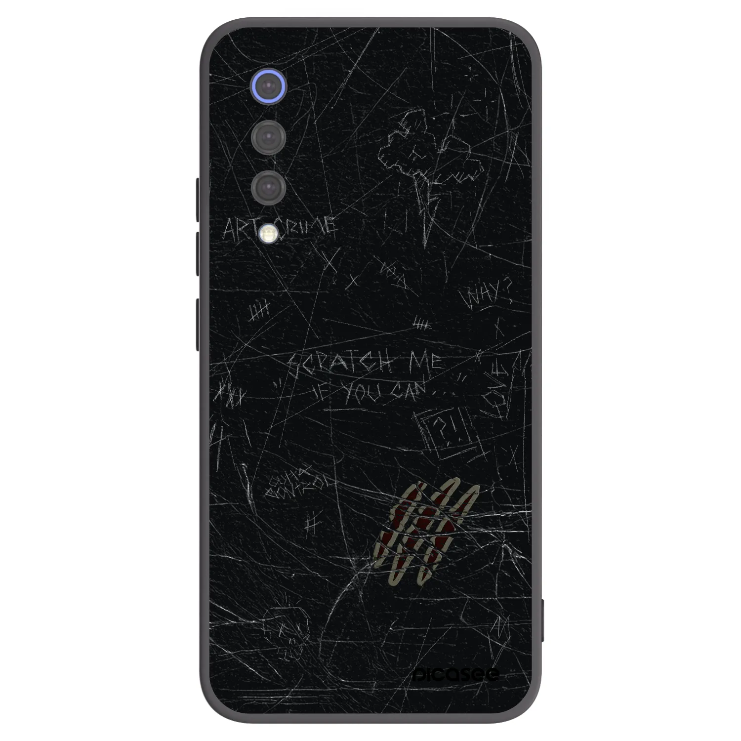 Picasee Xiaomi Mi 9 SE Hülle - Schwarzes Silikon - SCRATCH