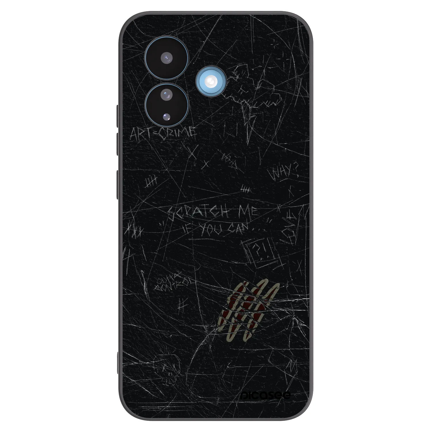Picasee Xiaomi Redmi Note 17 Pro 5G Hülle - Schwarzes Silikon - SCRATCH