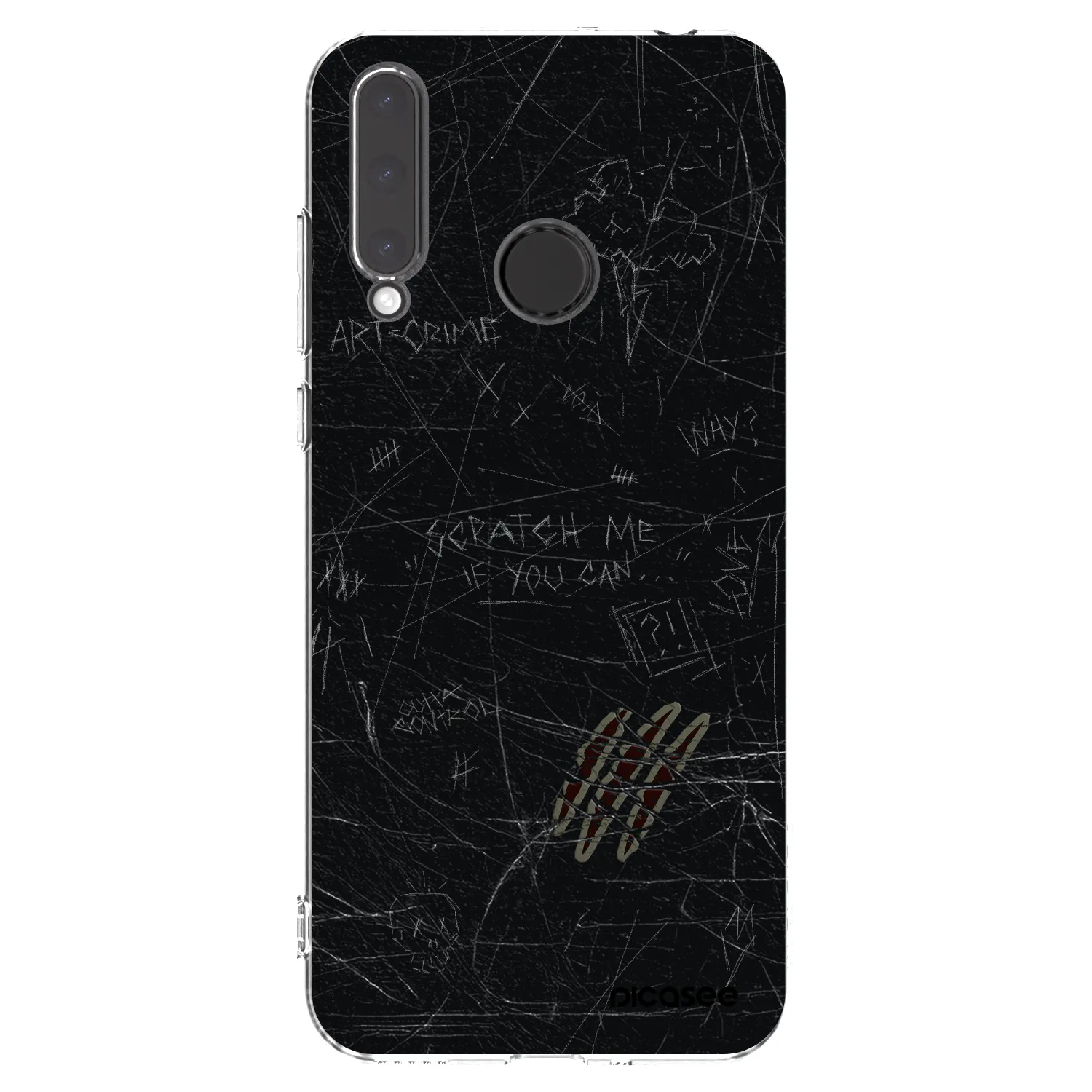 Picasee Honor 20 Lite Hülle - Transparentes Silikon - SCRATCH