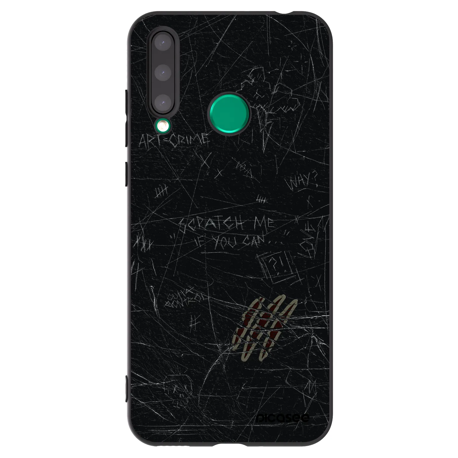 Picasee Honor 20 Lite Hülle - Schwarzes Silikon - SCRATCH