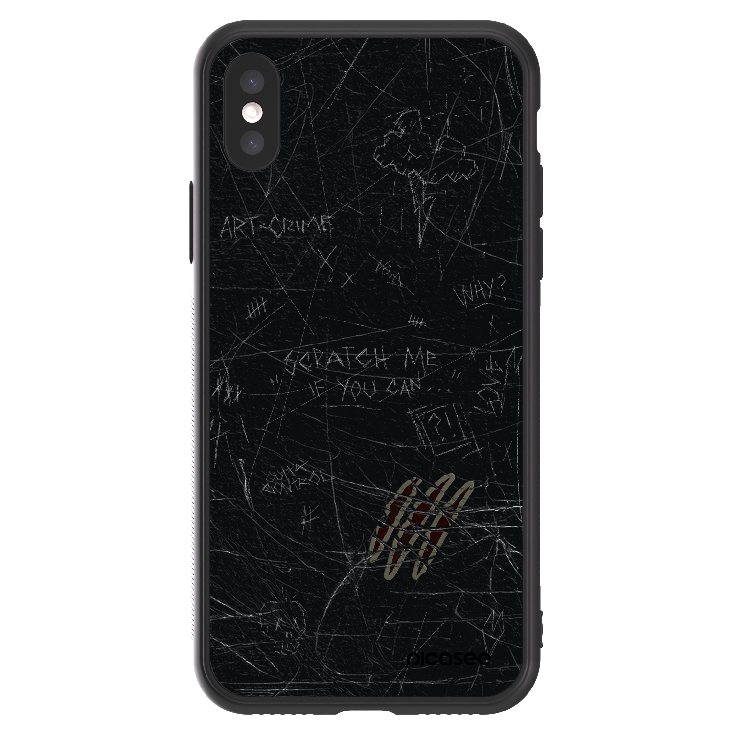 Picasee ULTIMATE CASE für Apple iPhone X/XS - SCRATCH