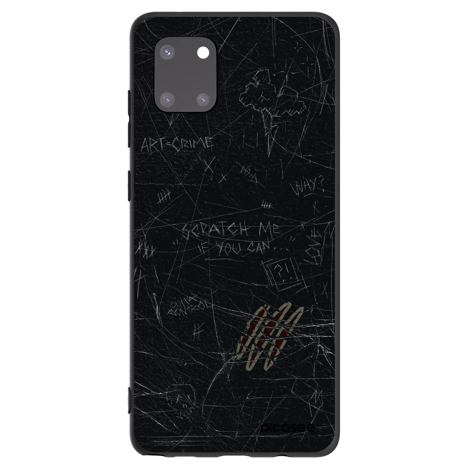 Picasee Samsung Galaxy Note 10 Lite N770F Hülle - Schwarzes Silikon - SCRATCH