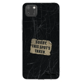 Picasee Huawei Y5P Hülle - Transparentes Silikon - SORRY