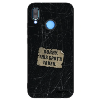 Picasee Huawei P20 Lite Hülle - Schwarzes Silikon - SORRY