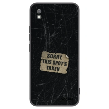 Picasee Xiaomi Redmi 9AT Hülle - Schwarzes Silikon - SORRY