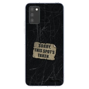 Picasee Samsung Galaxy A02s A025G Hülle - Transparentes Silikon - SORRY