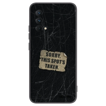 Picasee Realme GT Master Edition 5G Hülle - Schwarzes Silikon - SORRY