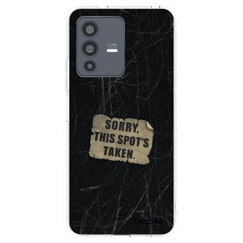 Picasee Vivo V23 5G Hülle - Transparentes Silikon - SORRY