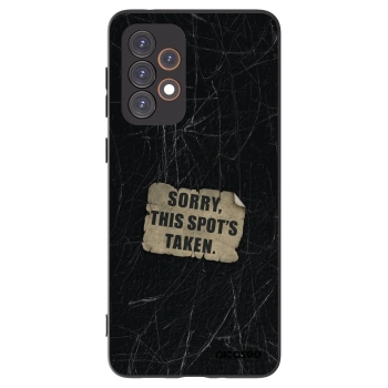 Picasee Samsung Galaxy A33 5G A336 Hülle - Schwarzes Silikon - SORRY