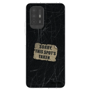 Picasee OPPO A94 5G Hülle - Transparentes Silikon - SORRY