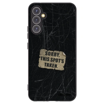Picasee Samsung Galaxy A34 5G A346B Hülle - Schwarzes Silikon - SORRY