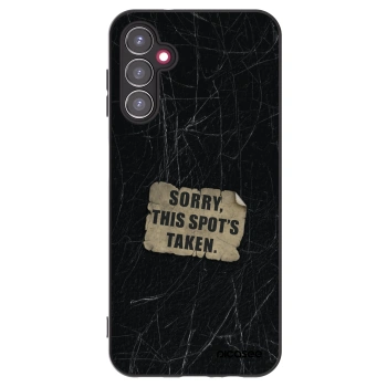 Picasee Samsung Galaxy A14 4G A145R Hülle - Schwarzes Silikon - SORRY