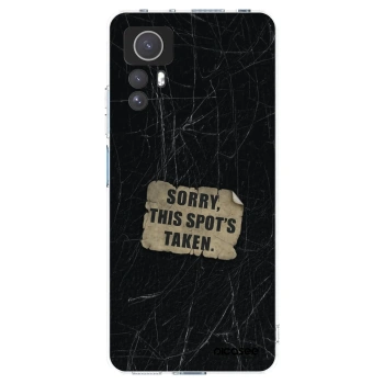 Picasee Xiaomi Redmi Note 12S Hülle - Transparentes Silikon - SORRY