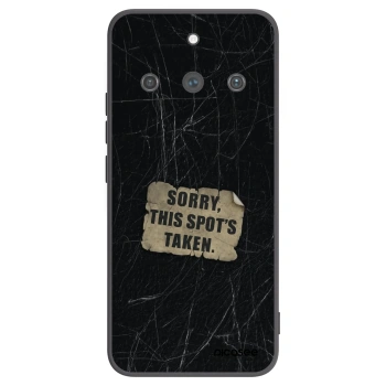 Picasee Realme 11 Pro+ Hülle - Schwarzes Silikon - SORRY