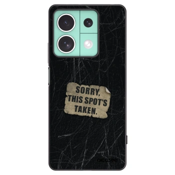 Picasee Xiaomi Redmi Note 13 5G Hülle - Schwarzes Silikon - SORRY