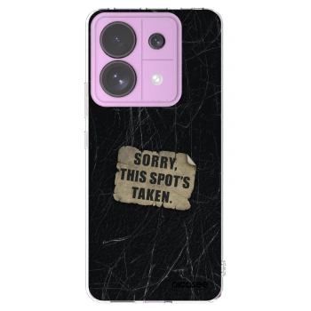 Picasee Xiaomi Redmi Note 13 Pro 5G Hülle - Transparentes Silikon - SORRY