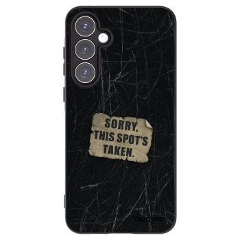 Picasee Samsung Galaxy A55 5G A556B Hülle - Schwarzes Silikon - SORRY