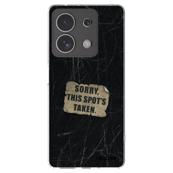 Picasee Xiaomi Redmi Note 13 4G Hülle - Transparentes Silikon - SORRY