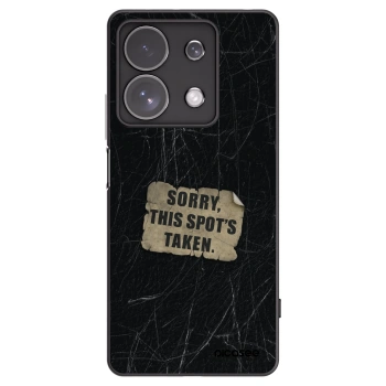 Picasee Xiaomi Redmi Note 13 Pro 4G Hülle - Schwarzes Silikon - SORRY