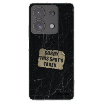 Picasee Xiaomi Redmi Note 13 Pro 4G Hülle - Transparentes Silikon - SORRY