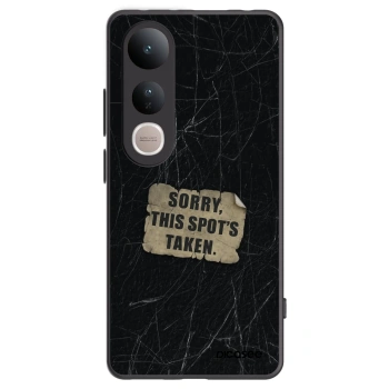 Picasee Vivo V50 Lite 5G Hülle - Schwarzes Silikon - SORRY