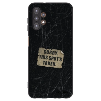 Picasee Samsung Galaxy A13 5G Hülle - Schwarzes Silikon - SORRY