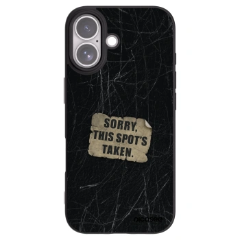 Picasee Apple iPhone 17 Hülle - Schwarzes Silikon - SORRY