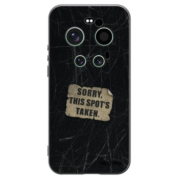 Picasee Xiaomi 17 Ultra Hülle - Schwarzes Silikon - SORRY