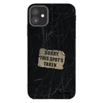 Picasee Apple iPhone 11 Hülle - Transparentes Silikon - SORRY