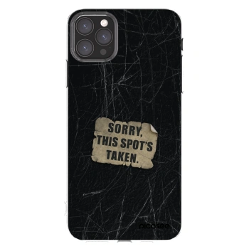 Picasee Apple iPhone 11 Pro Max Hülle - Transparentes Silikon - SORRY