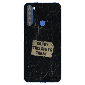 Picasee Xiaomi Redmi Note 8T Hülle - Transparentes Silikon - SORRY