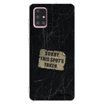 Picasee Samsung Galaxy A71 A715F Hülle - Transparentes Silikon - SORRY