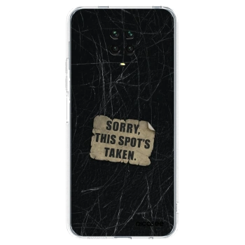 Picasee Xiaomi Redmi Note 9 Pro Hülle - Transparentes Silikon - SORRY
