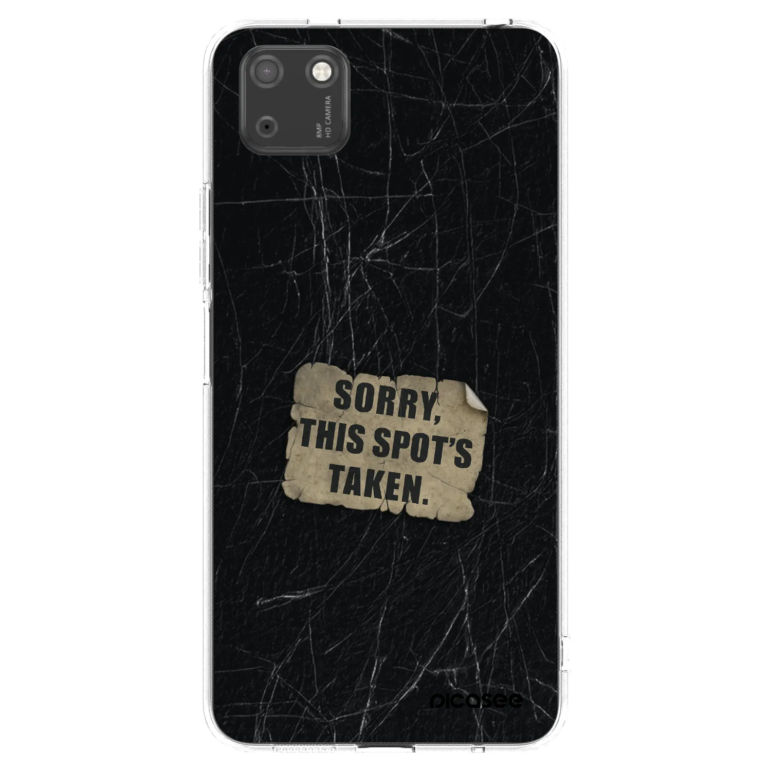 Picasee Huawei Y5P Hülle - Transparentes Silikon - SORRY