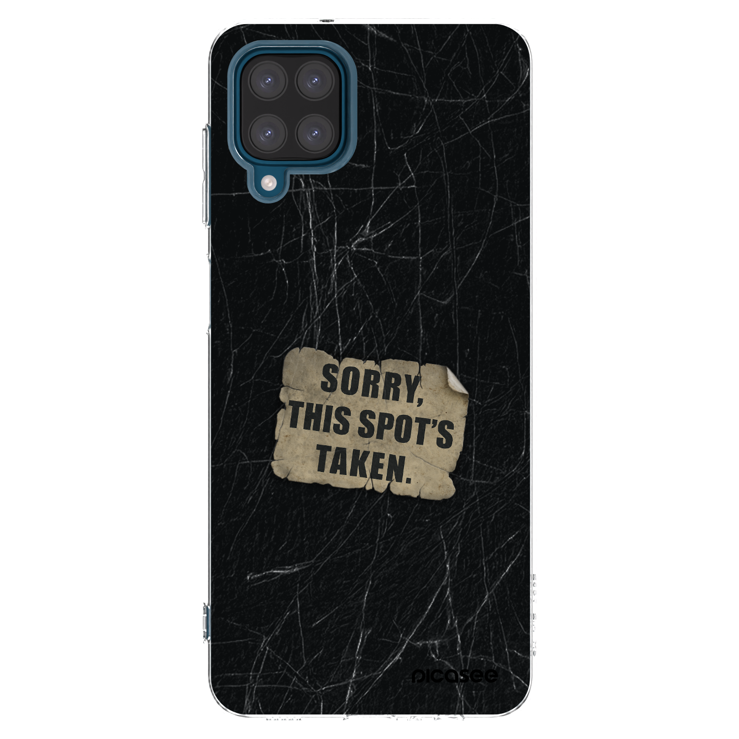 Picasee Samsung Galaxy A12 A125F Hülle - Transparentes Silikon - SORRY