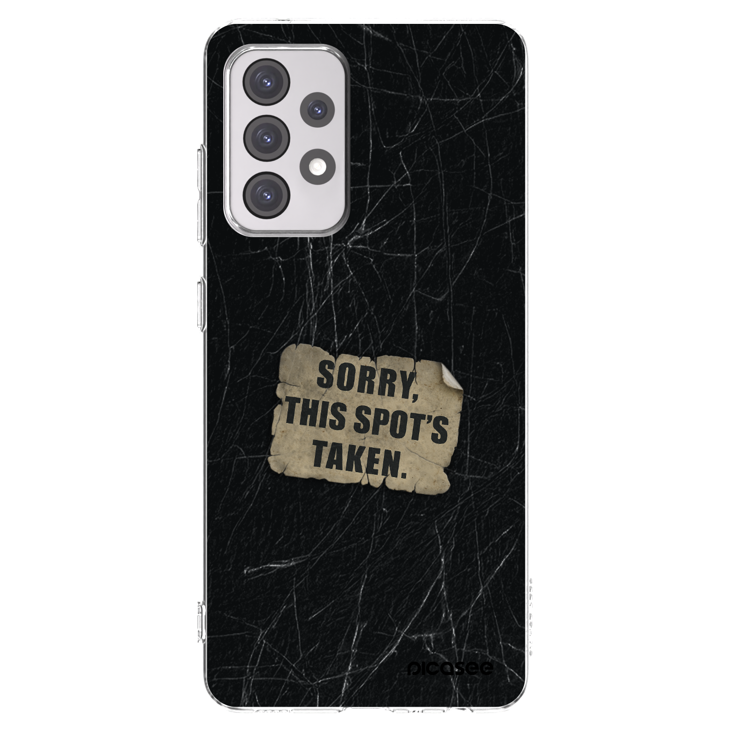Picasee Samsung Galaxy A52 5G A525F Hülle - Transparentes Silikon - SORRY