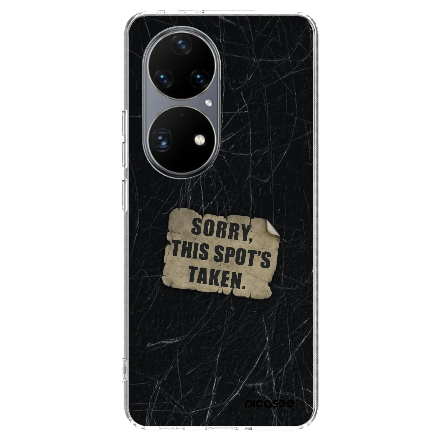 Picasee Huawei P50 Hülle - Transparentes Silikon - SORRY