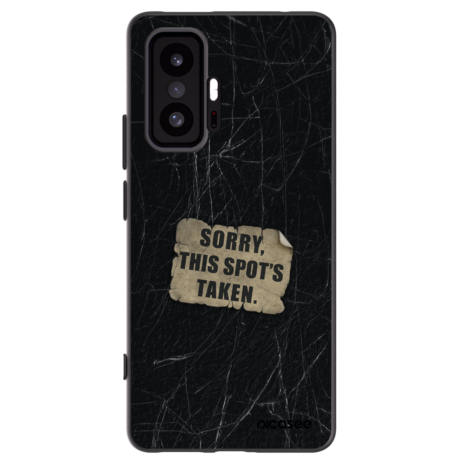 Picasee Xiaomi 11T Pro Hülle - Schwarzes Silikon - SORRY