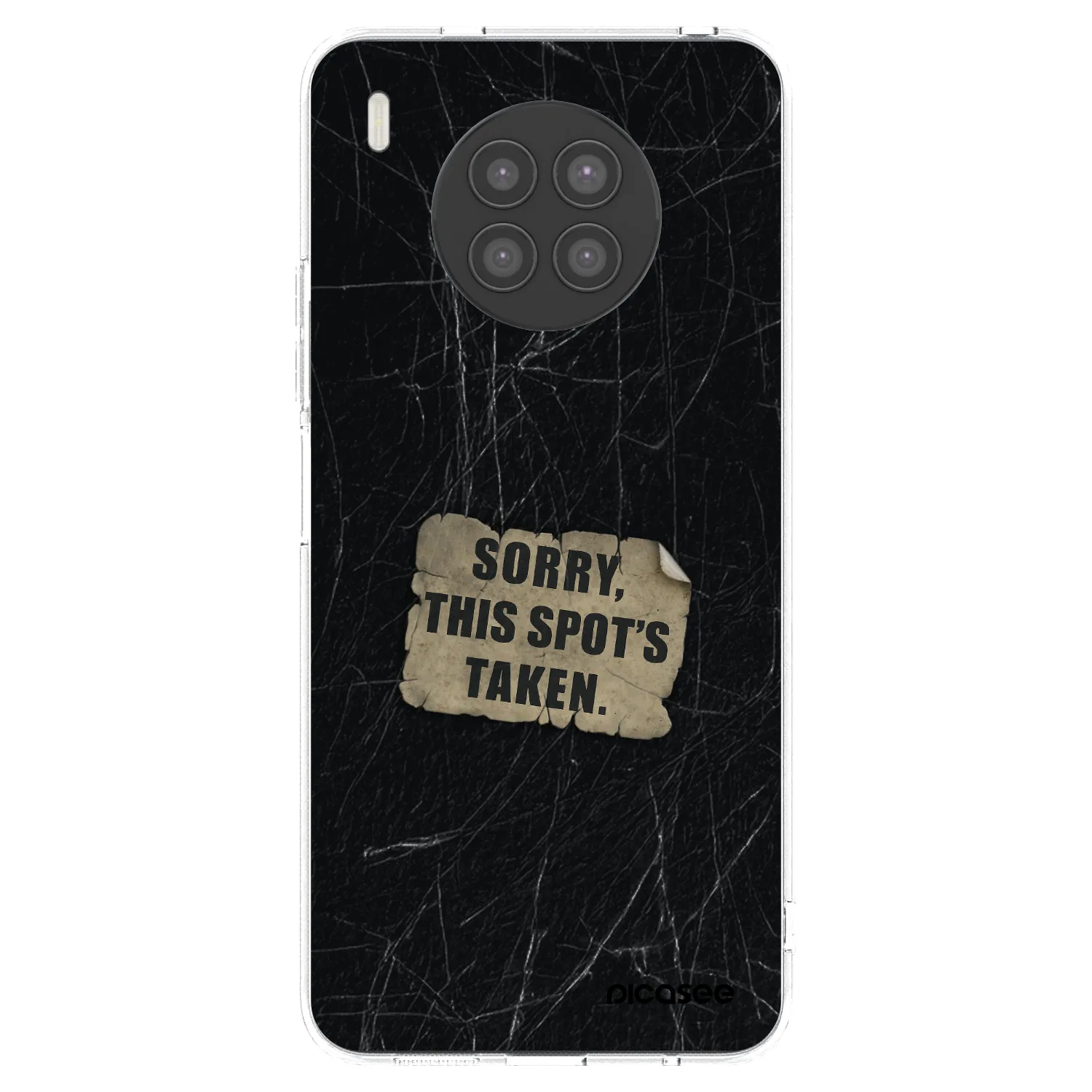 Picasee Huawei Nova 8i Hülle - Transparentes Silikon - SORRY