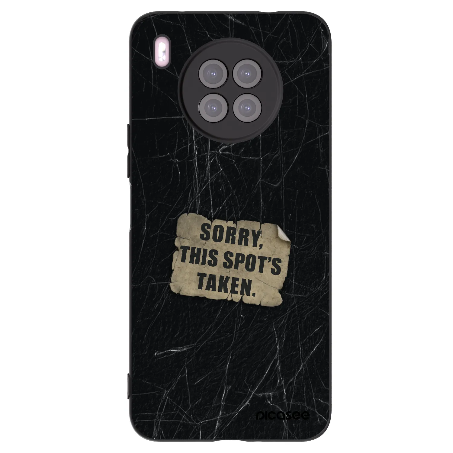 Picasee Huawei Nova 8i Hülle - Schwarzes Silikon - SORRY