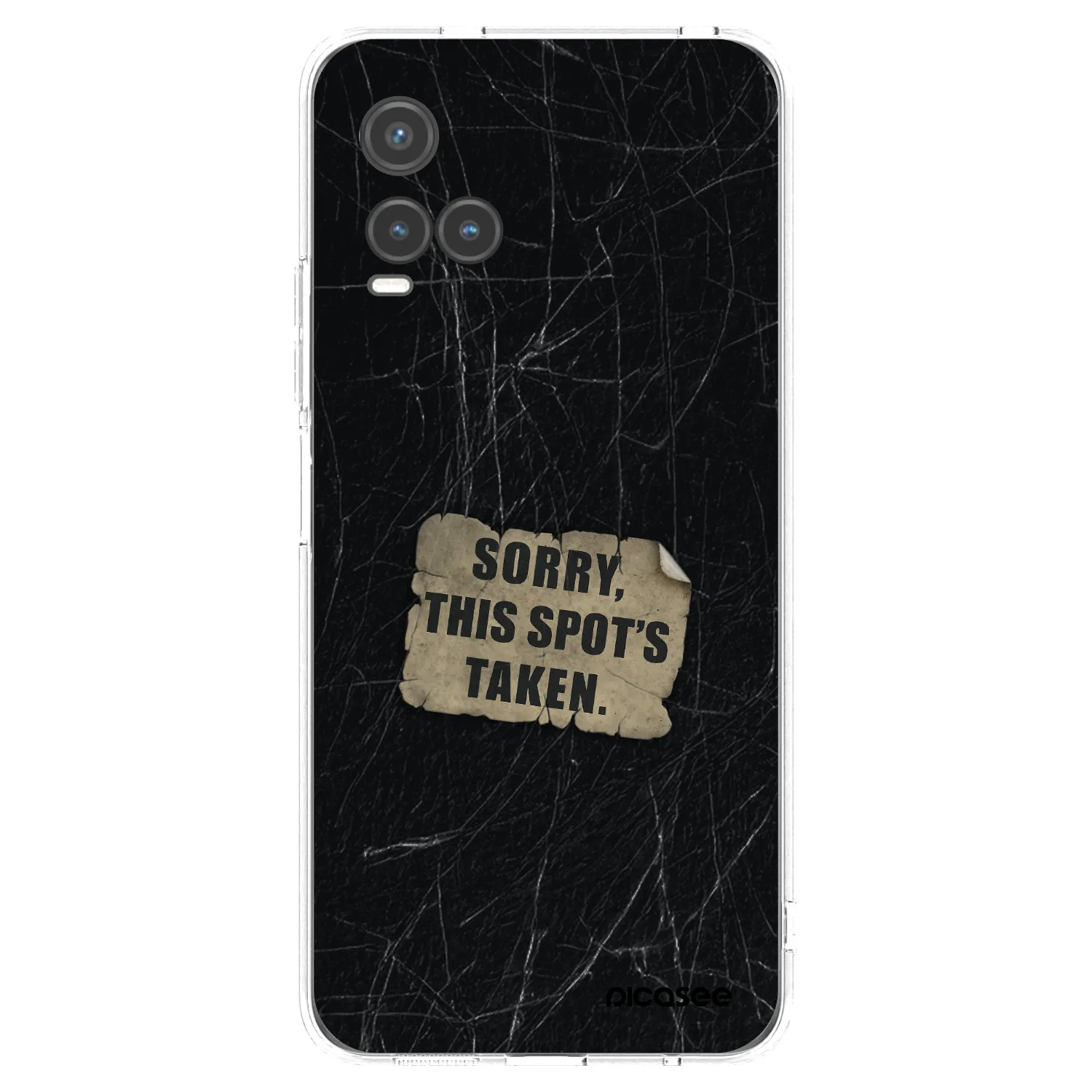 Picasee Vivo Y33s Hülle - Transparentes Silikon - SORRY