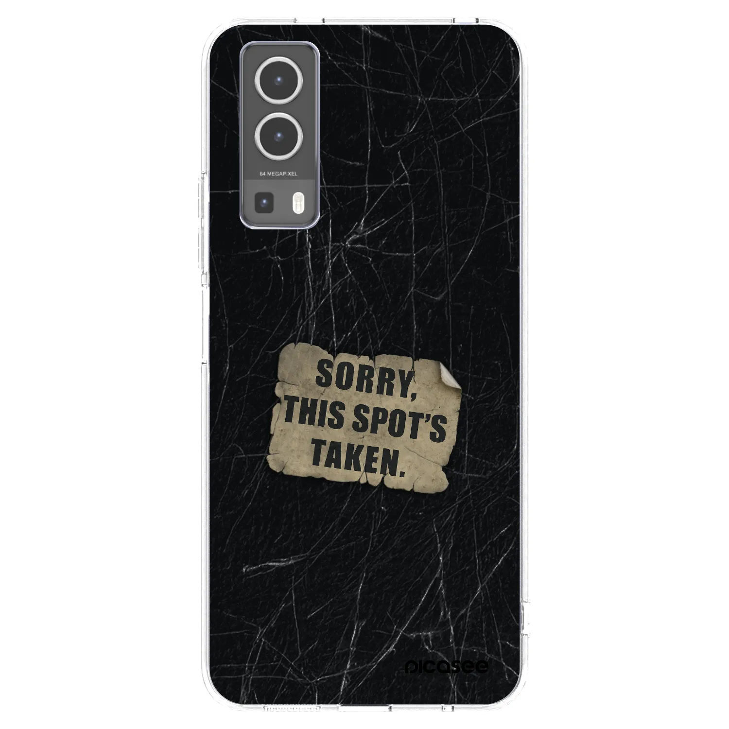 Picasee Vivo Y72 5G Hülle - Transparentes Silikon - SORRY